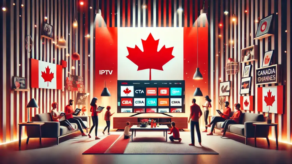 Offre spéciale de fin d'année IPTV Canadian avec des chaînes comme Netflix et YouTube.